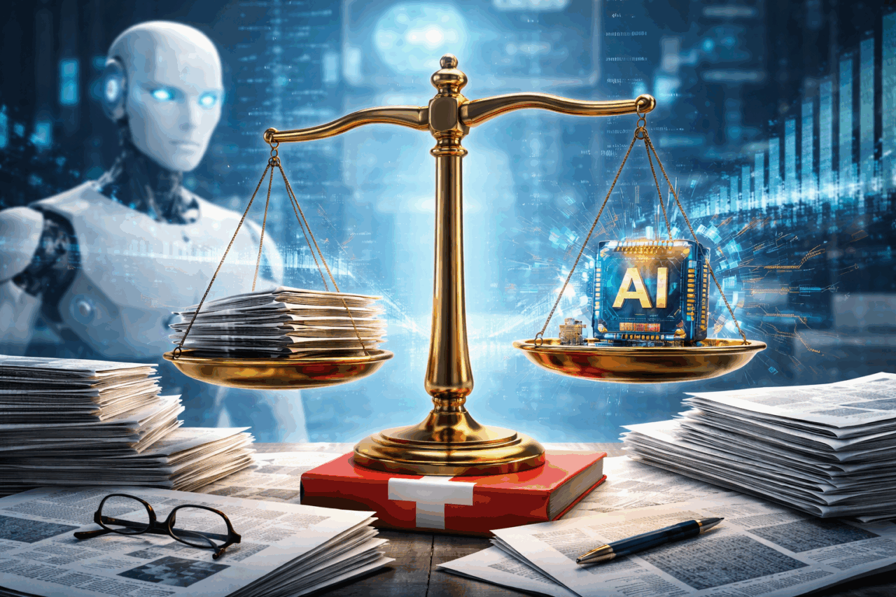 Elveția caută soluții legale pentru protejarea conținutului media în era Inteligenței Artificiale