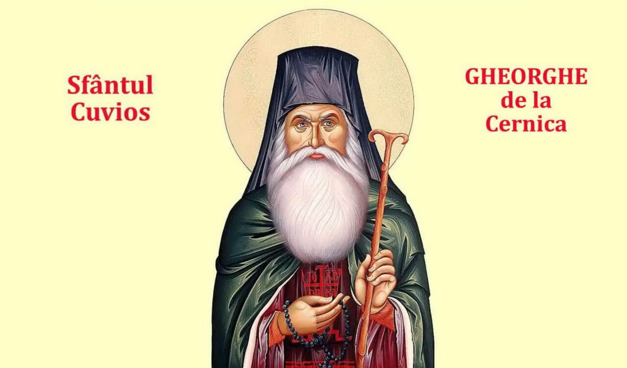 Sfântul Cuvios Gheorghe de la Cernica, pomenit la 3 decembrie în calendarul ortodox