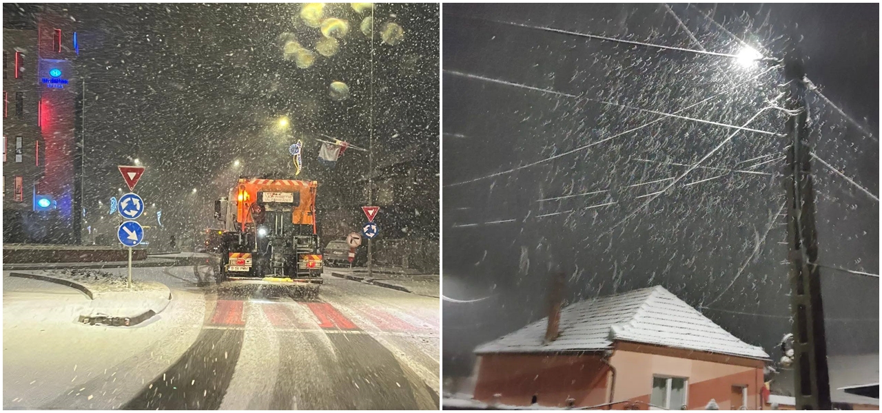 Crăciun cu zăpadă la Alba Iulia. ANM a emis cod galben de ninsori pentru aceste regiuni din România