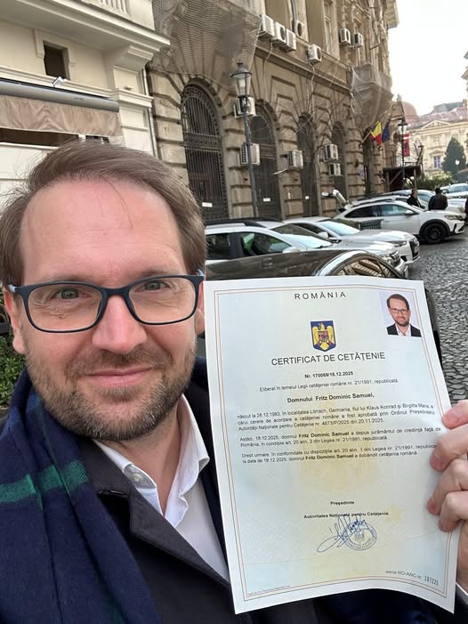 Liderul USR, Dominic Fritz și-a depus jurământul