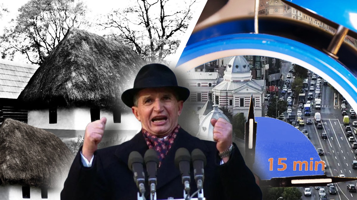 Efectul industrializării forțate în Epoca de Aur – orașele de 15 minute ar fi apărut încă din anii 90. Deși el însuși era fiu de țărani, Ceaușescu ura țăranii, în care vedea dușmanul ideologic al comunismului. Istoric: Dacă Ceaușescu nu pica, satele României dispăreau aproape complet