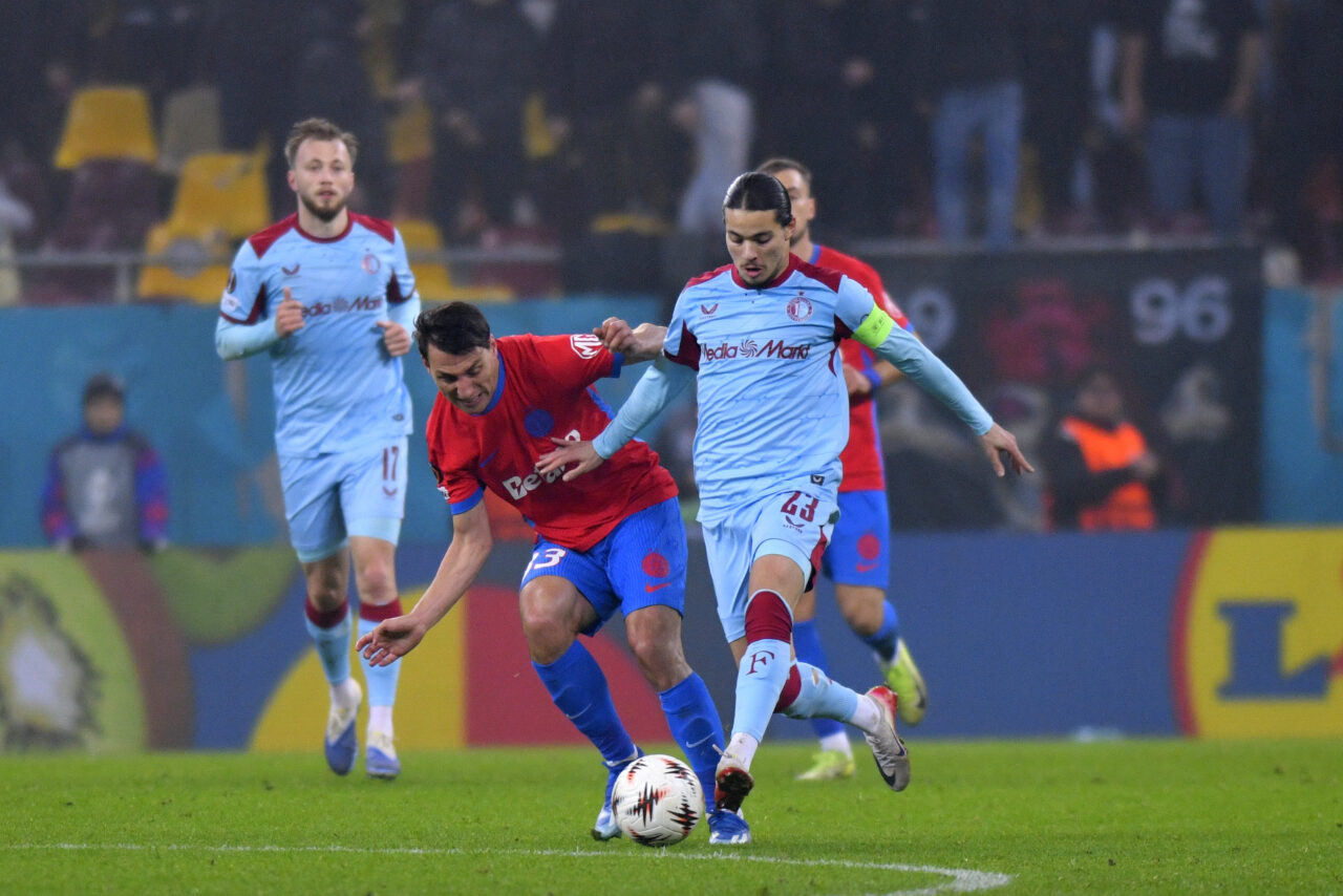 Amenzi de 34.000 de lei, după partida FCSB – Feyenoord Rotterdam (4-3) care a avut loc pe Arena Națională