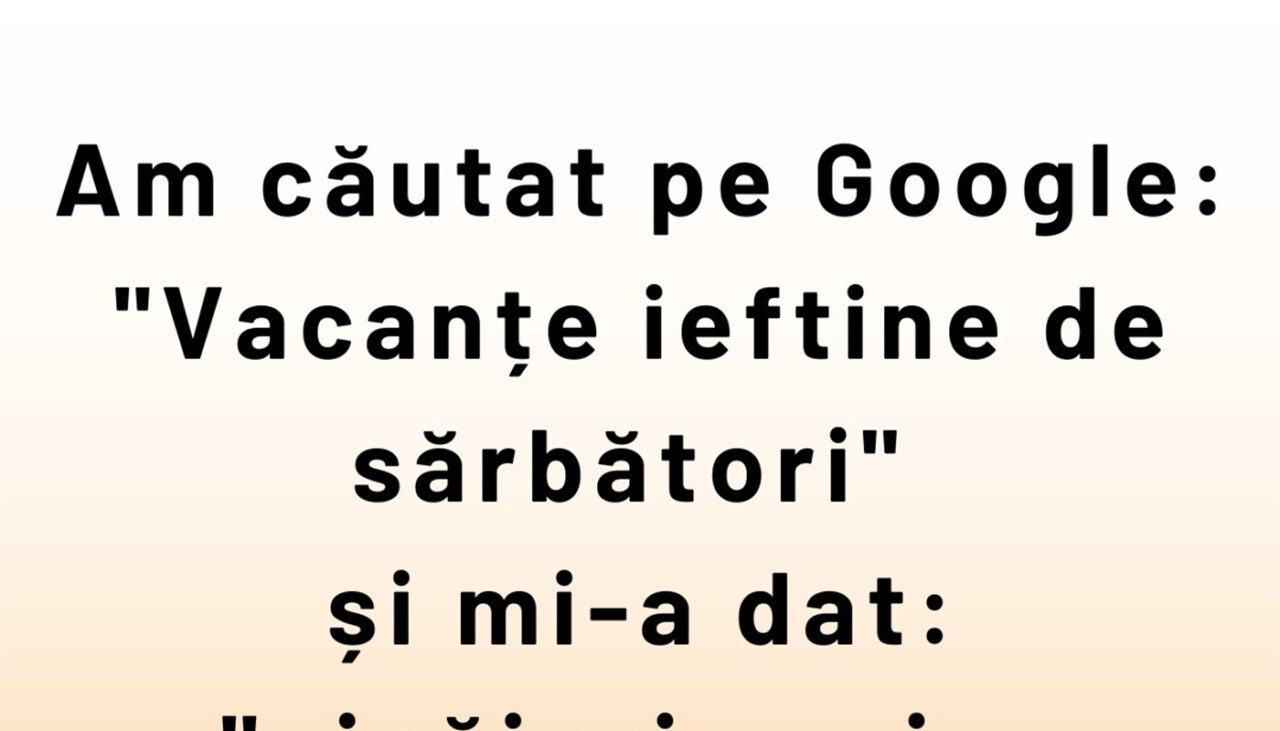 BANCUL ZILEI | Vacanțe ieftine de Sărbători