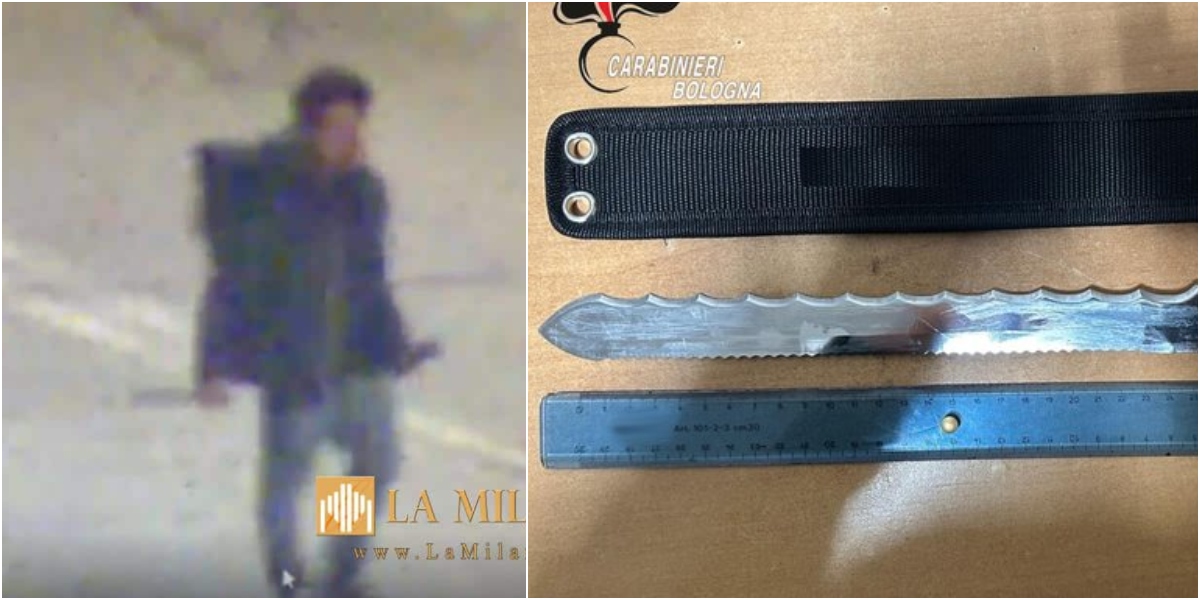 Teroare într-un mall din Italia. Un român, înarmat cu un pumnal de 30 de cm, a amenințat clienții și i-a atacat pe polițiști