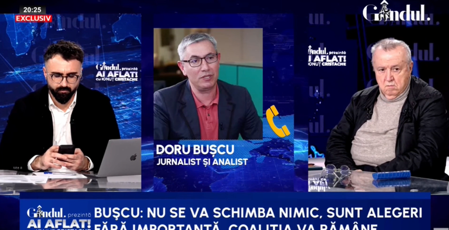 Alegerile București 2025: Doru Bușcu și Daniel Băluță