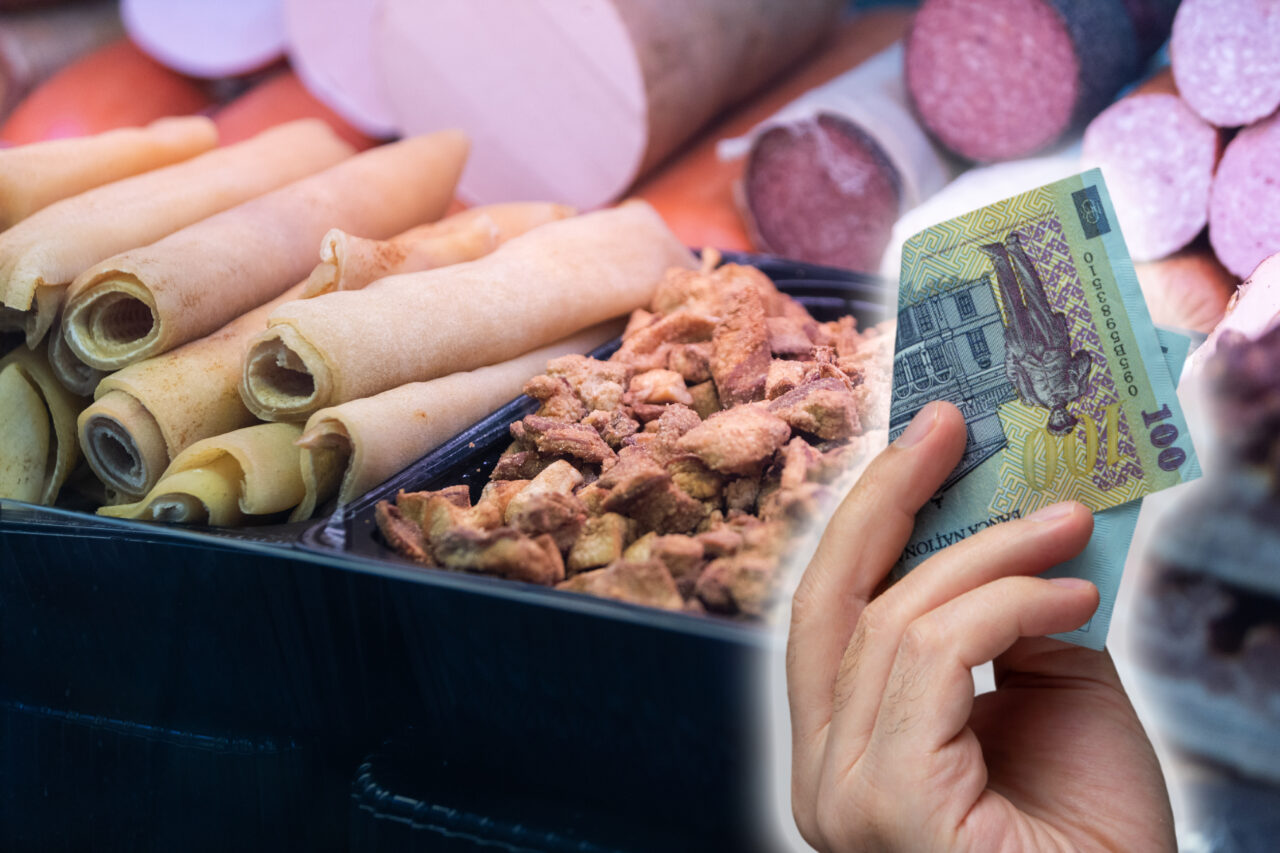 Cât au ajuns să coste cârnații, toba, lebărul și șoriciul în Piața Obor, acum, în decembrie 2025