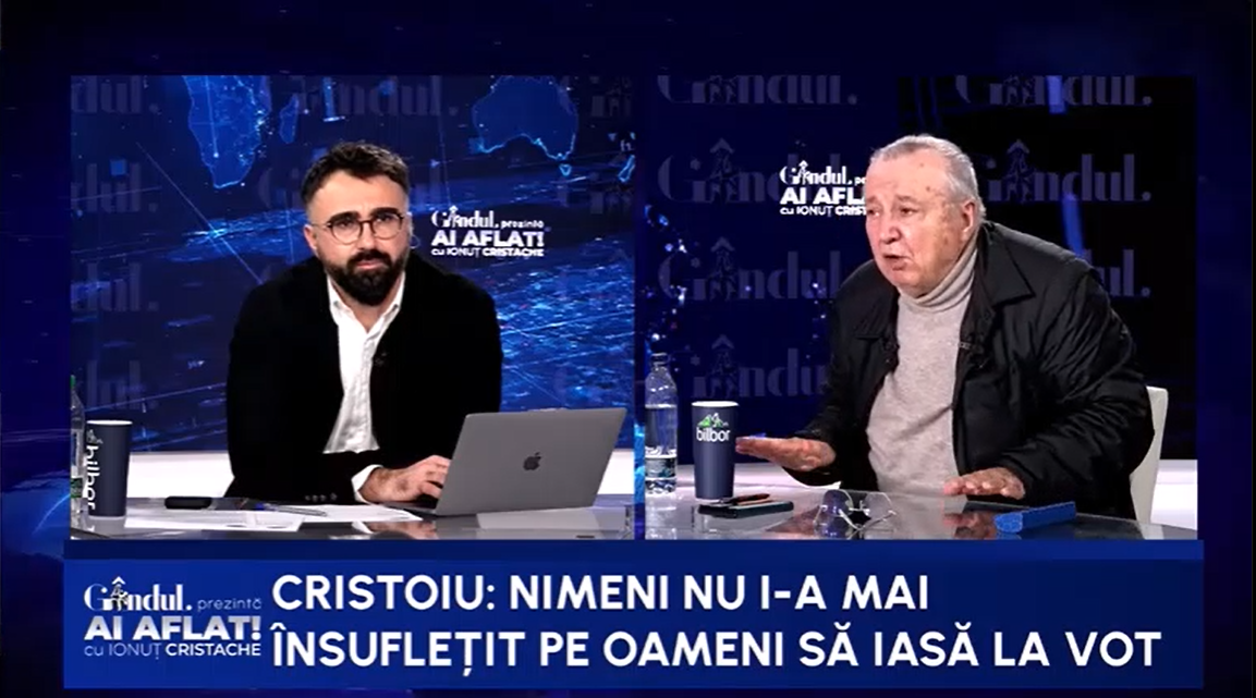 Ion Cristoiu spune că „nimeni nu i-a mai însuflețit pe oameni să iasă la vot”