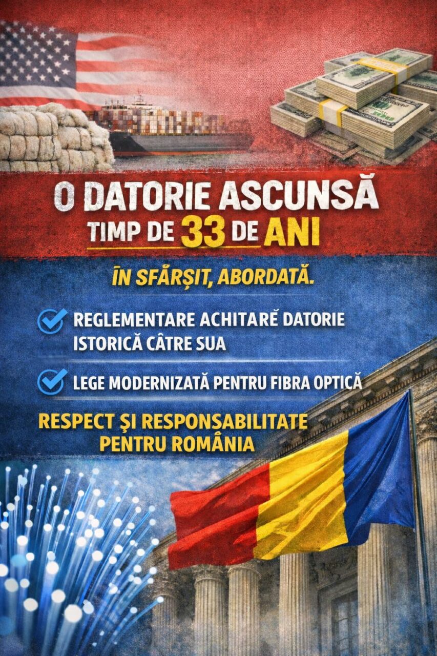 România este datoare SUA, de 33 de ani. Radu Miruţă: „Statul român a rămas și bun de plată, și cu o rușine diplomatică pe termen lung.”