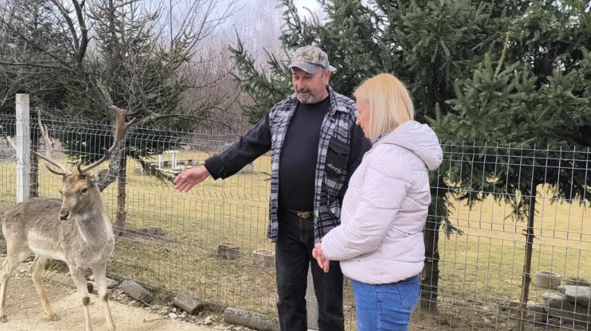 Grădină zoo în CAP. Un brașovean a transformat o ruină într-o atracție turistică completă