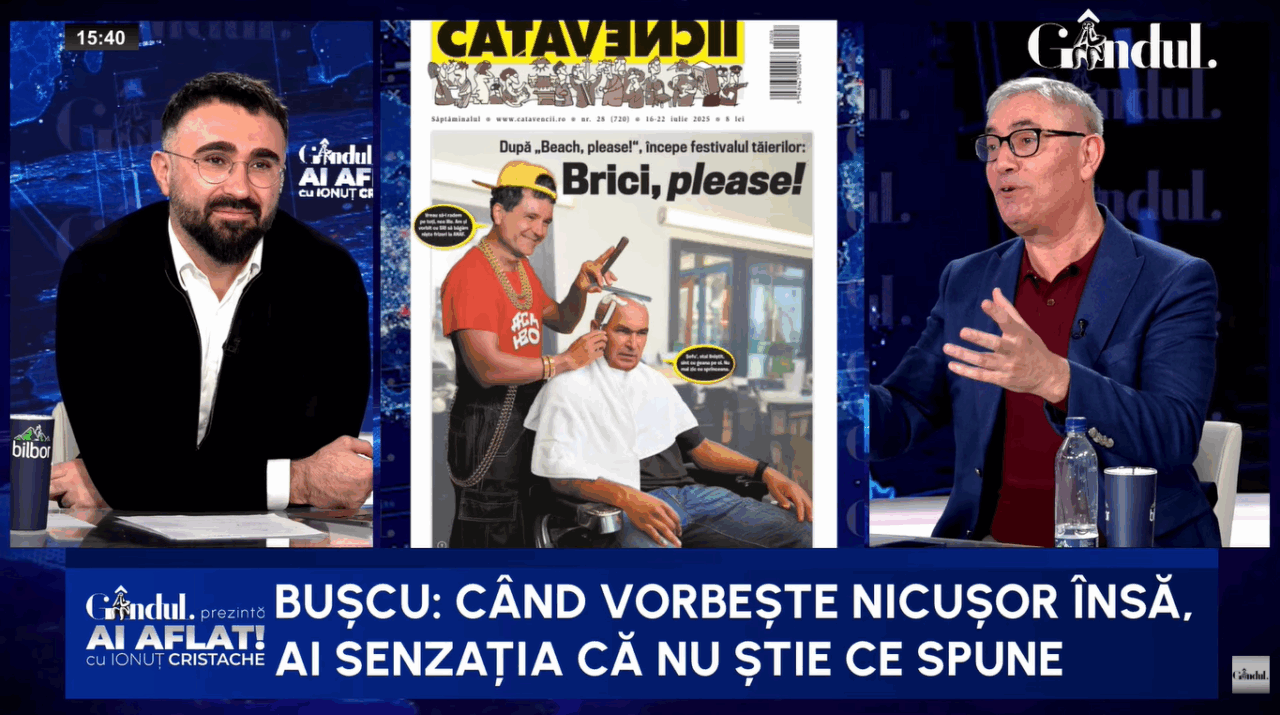 Doru Bușcu: „Nicușor, când începe să vorbească, sentimentul e că nu știe ce urmează să spună”