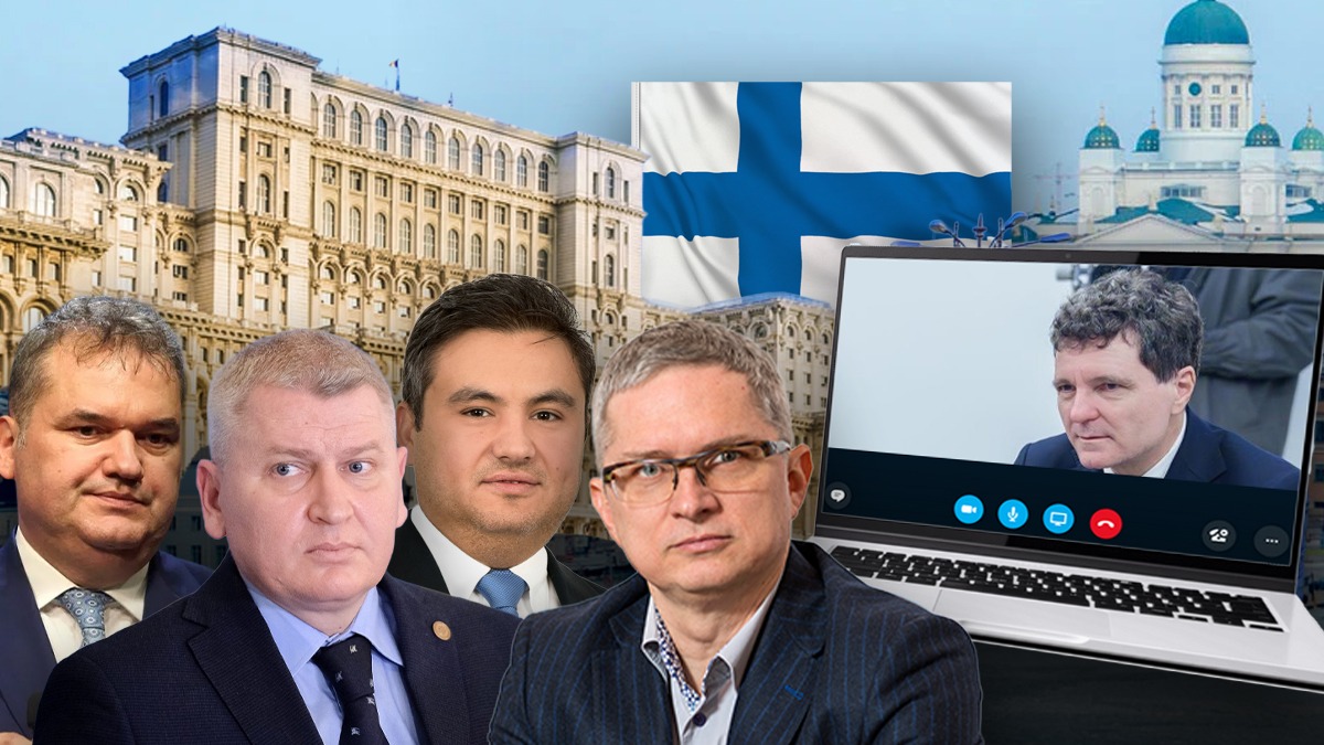 Nicușor Dan, încă o dată pe lângă funcție. De la Helsinki, a intrat într-o ședință din Parlamentul României. Prezent pe Skype, președintele le-a cerut celor prezenți ca primarul general al Capitalei să fie cel care semnează avizele de construcție, odată cu votarea Codului Urbanismului. Președintele nu poate interfera în activitatea comisiilor parlamentare