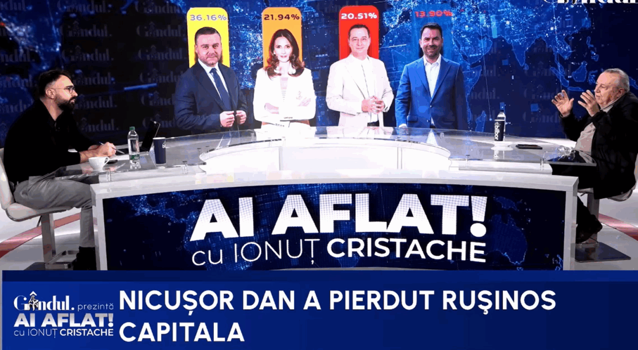 Eșecul lui Drulă, vot de blam împotriva președintelui? Cristoiu: Electoratul lor l-a sancționat pe Nicușor Dan/El e mai șmecher decât pare