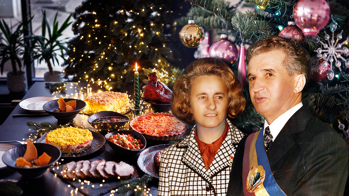 Singurele alimente pe care Elena și Nicolae Ceaușescu le consumau de Crăciun. Meniu de colecție pentru ziua festivă