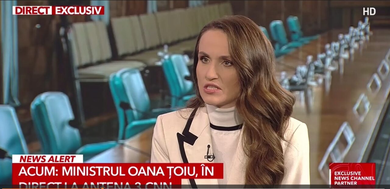 Ministra Oana Țoiu susține că România e implicată în procesul de pace din Ucraina, dar nu spune și cum