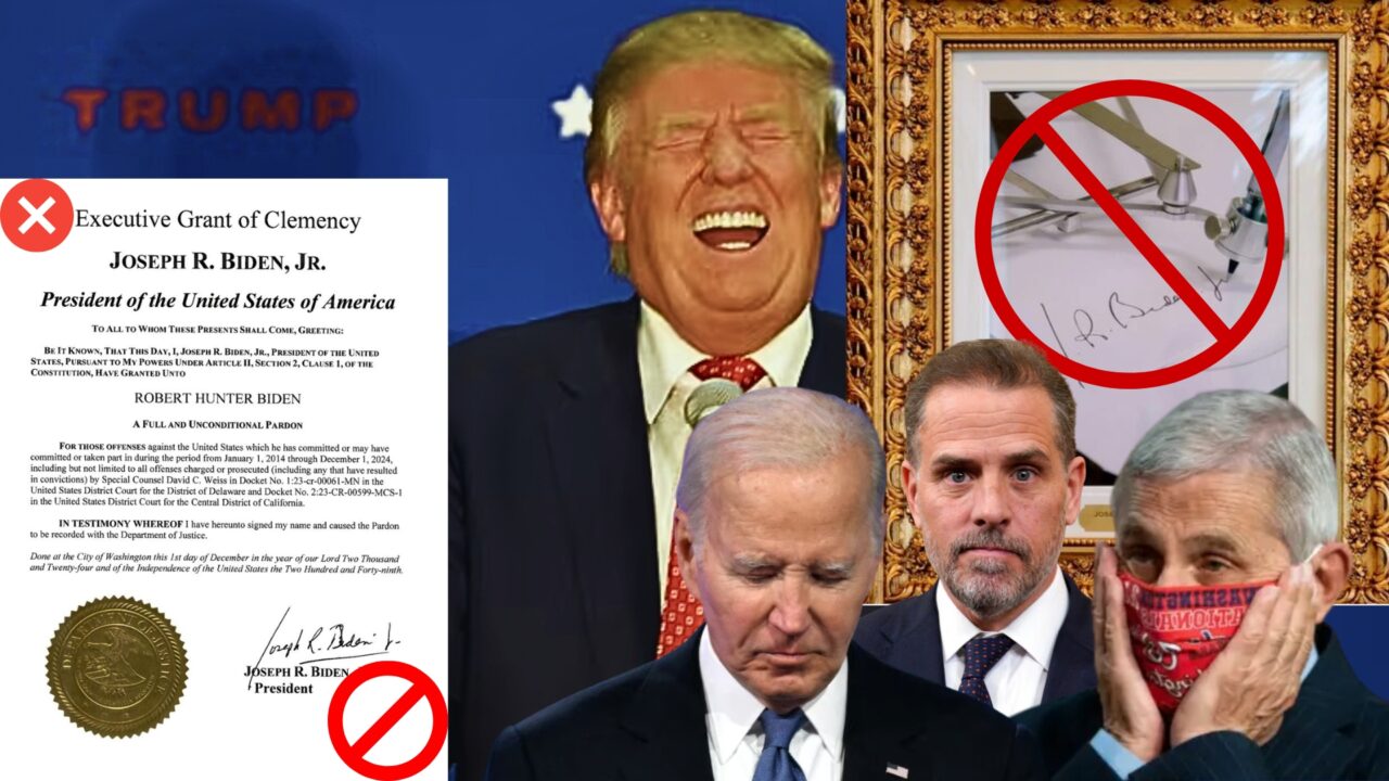 Donald Trump a anulat toate actele semnate de Joe Biden cu Autopen. Mii de grațieri sunt în pericol: de la familia Biden, Armată, până la Fauci