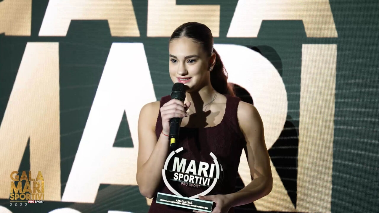 Amalia Lică, premiată la Gala Mari Sportivi ProSport pentru argintul mondial din 2025: „A fost un an foarte greu”
