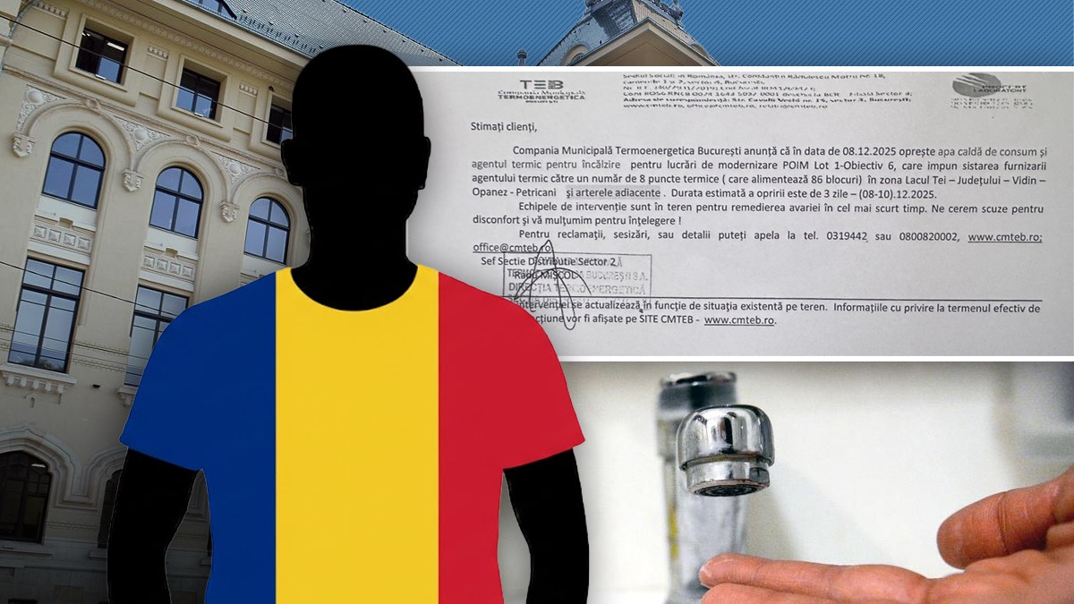 Indiferent de cine ajunge Primar al Bucureștiului, problemele rămân: Apa caldă se oprește 3 zile pe timp de iarnă