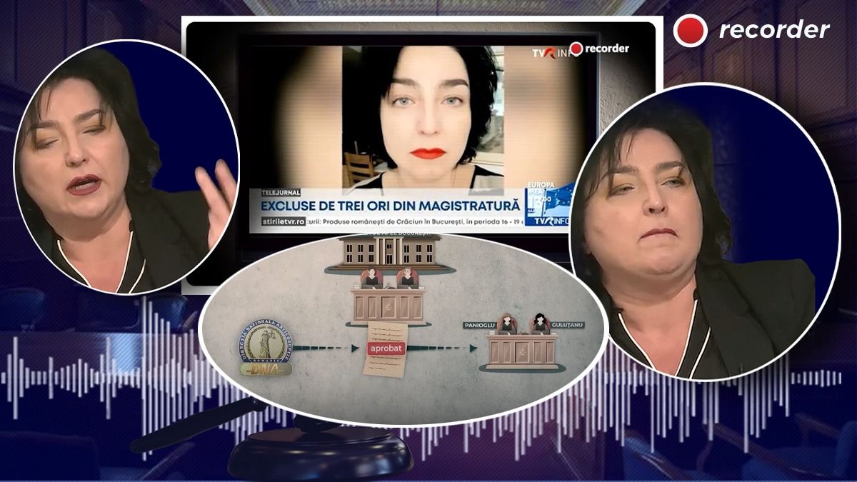„Eroina” Recorder, circ total în ședințele de judecată. Gândul publică în exclusivitate înregistrările cu controversata fostă judecătoare Panioglu care a acuzat „corupția din Justiție” după ce a fost exclusă din magistratură. Avocații, oripilați de urlete : „Doamnă judecător aveți o atitudine de a țipa la întreaga sală de când am venit în acest…Nu se poate așa ceva!”