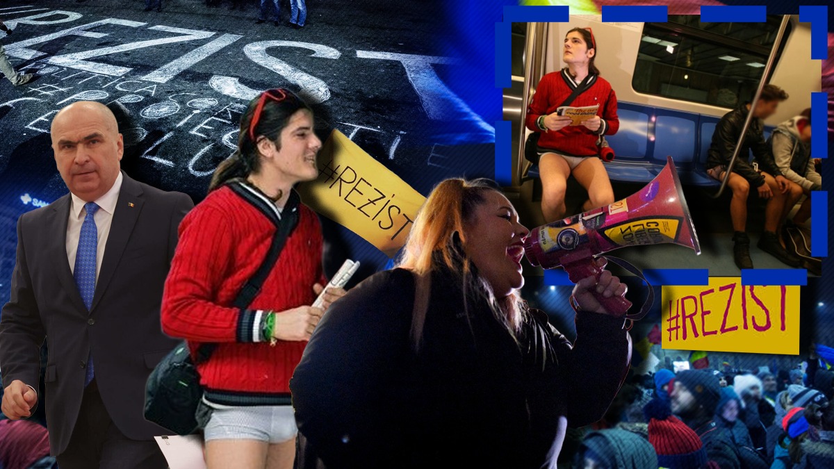 Armata #Rezist se regrupează. După Angi Șerban, revine în forță și protestatarul în chiloți. Florin Bădiță, fondatorul „Corupția Ucide”, vrea să-i recruteze chiar și pe susținătorii lui Georgescu