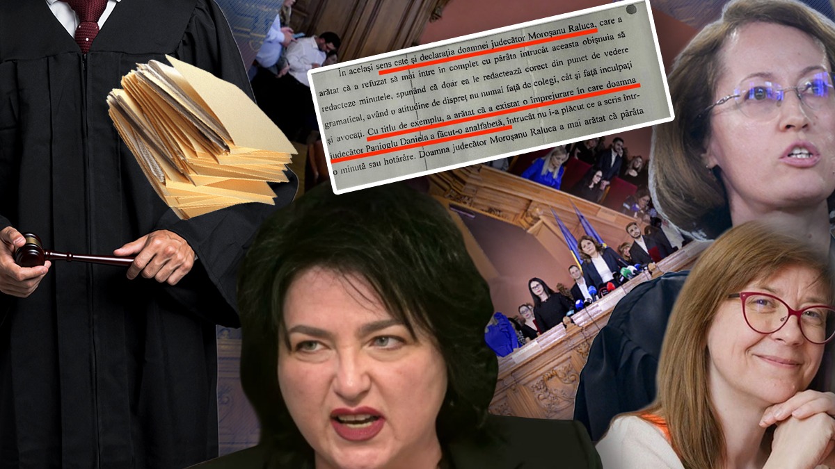 Probleme în tabăra #Rezist din Justiție. 3 “eroi” din vitrina Recorder s-au încăierat. „Eroina” Raluca Moroșanu s-a plâns că „eroina” Panioglu a făcut-o „analfabetă”. Între ele, un judecător bătut: “asta înseamnă că trebuie să-mi dai cu dosarul in cap?!” Gândul publică documentele