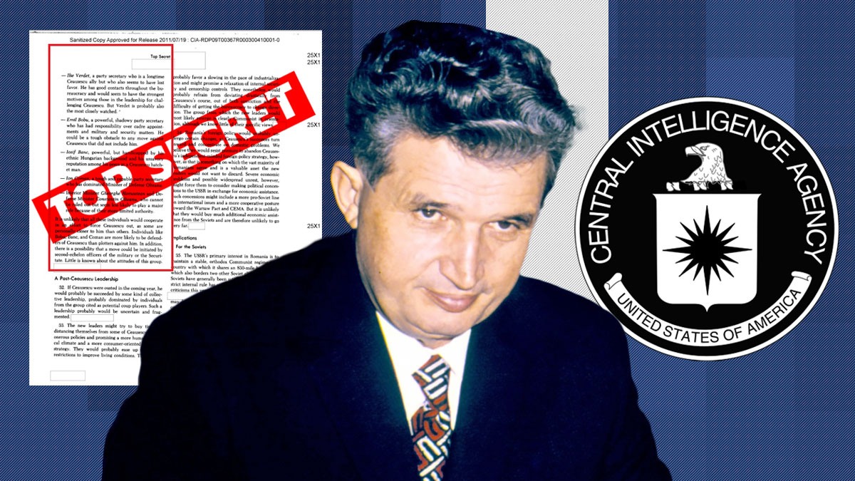 Raportul CIA din 1983 care preconiza căderea lui Nicolae Ceaușescu. Scenariile spionilor americani