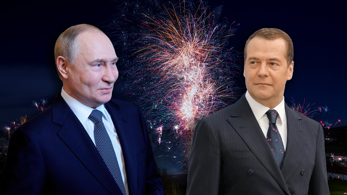 Putin și Medvedev au apărut la televizor și transmit mesaje rușilor de Anul Nou. Ce spun despre războiul din Ucraina