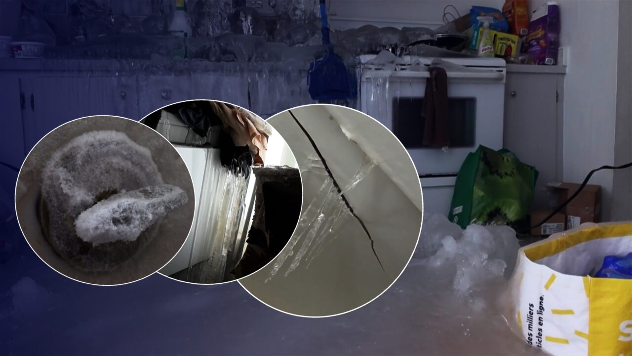 VIDEO | Pe vremuri de restriște, un locatar canadian cumpătat și-a tranformat casa în iglu pe timpul vacanței