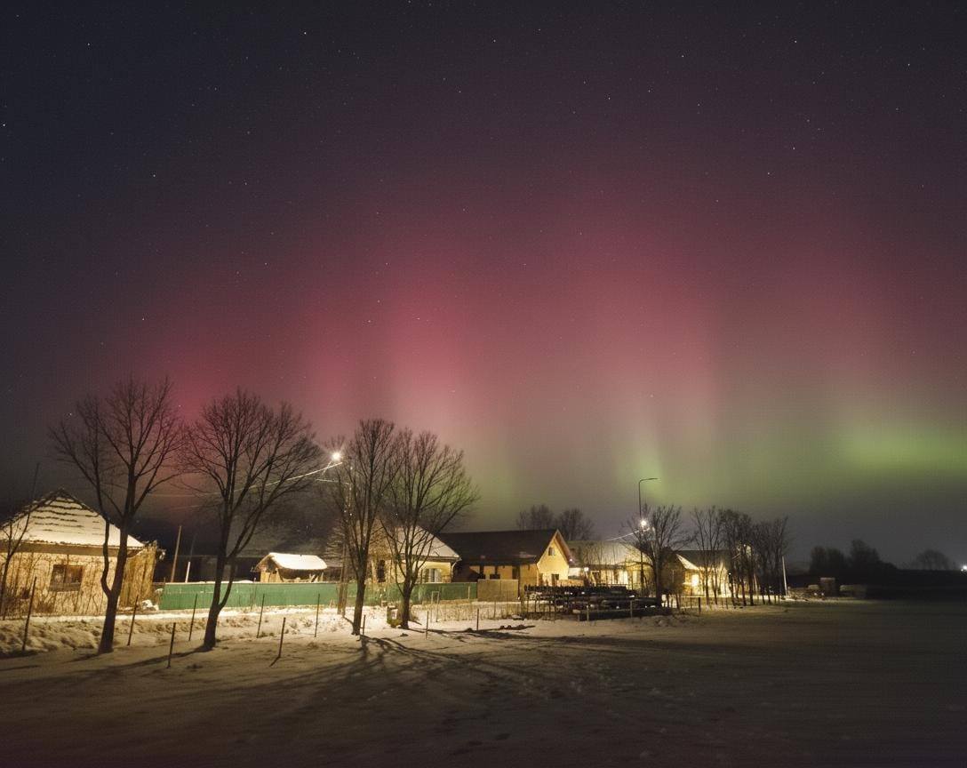Imagini spectaculoase cu aurora boreală în România. Cea mai puternică furtună solară din ultimii 20 de ani