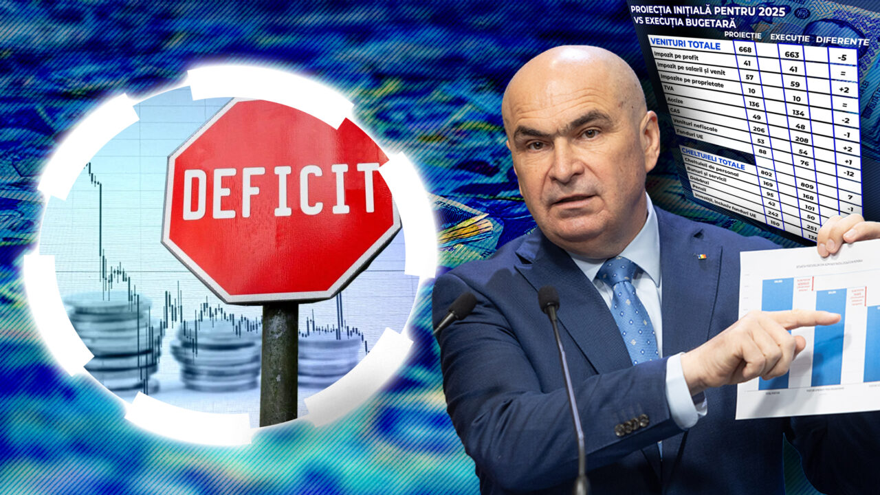 Gândul demontează mitul reducerii deficitului bugetar. Cheltuielile guvernului Bolojan au depășit bugetul inițial, iar veniturile nu au fost realizate. Deficitul bugetar a crescut, de fapt