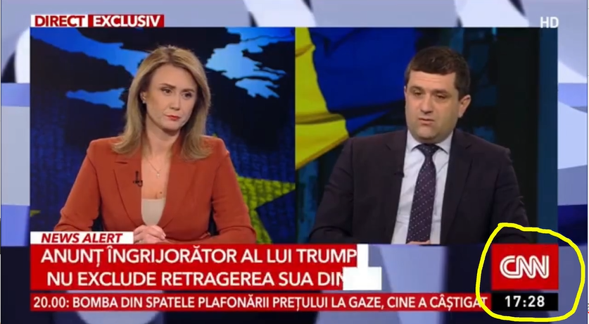 Patrick Andre de Hillerin: USR a falsificat înregistrarea unei emisiuni de la Antena 3 CNN pentru a demonstra că Radu Miruță nu a zis că putem trimite trupe în Groenlanda