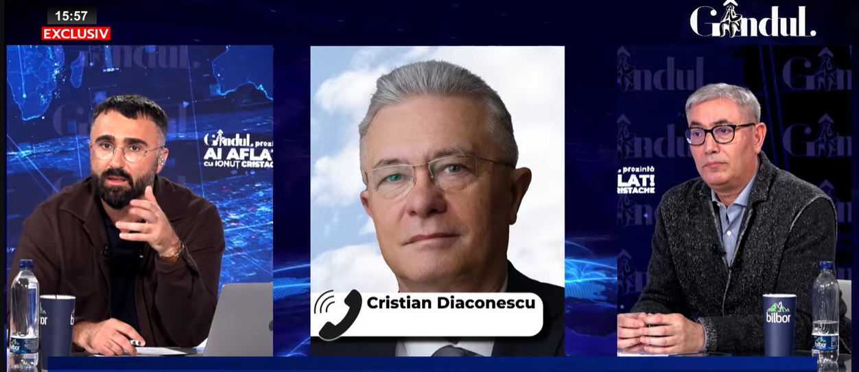 Cristian Diaconescu: Nicușor Dan ar fi trebuit să fie la Davos. „Ar fi fost o oportunitate ca zona de business să discute cu zona politică”