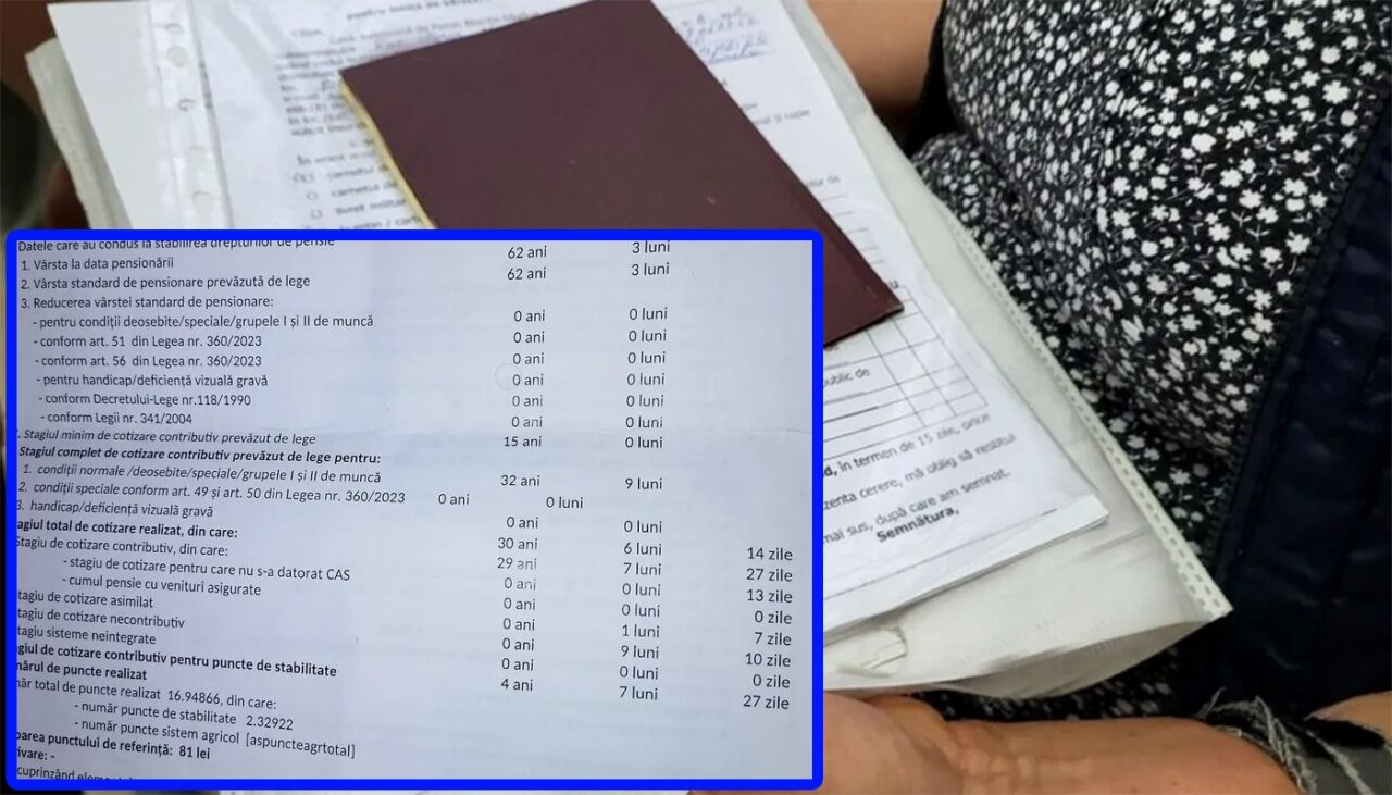 Cazul bizar al unui pensionar român: Ce pensie a primit, după 30 de ani de muncă