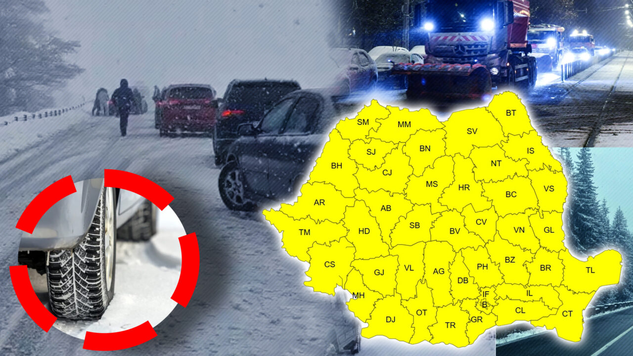 Cod galben de ger în toată țara. Informații de ultimă oră de la meteorologii ANM, în exclusivitate pentru Gândul: „Minimele coboară spre – 21 de grade”