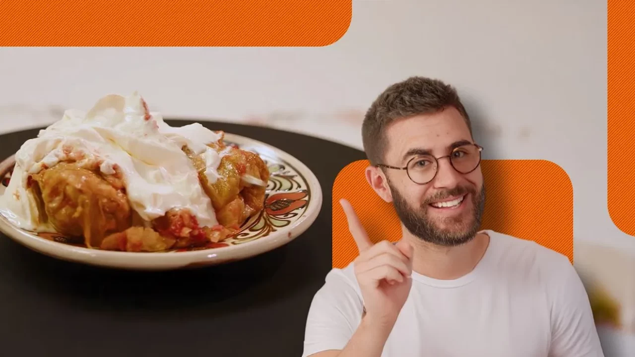 Un vlogger de origine română le prezintă francezilor mâncarea românească. Ce spune Cyprien despre mici, sarmalele și brânza cu smântână și mămăligă