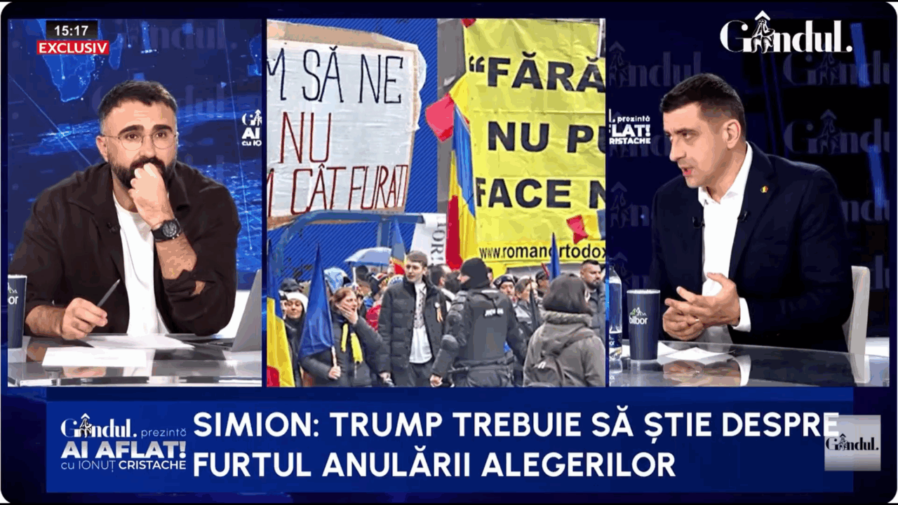 Cum speră George Simion să readucă democrația în România prin raportul prezentat în SUA: „Nu vedeți cum este hărțuit domnul Georgescu?”