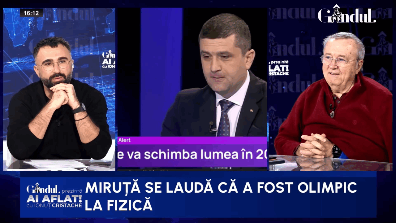 Ion Cristoiu, atac la adresa ministrului Apărării: „Funcția lui Miruță are o caracteristică: zice o prostie și după trei zile o dezminte”