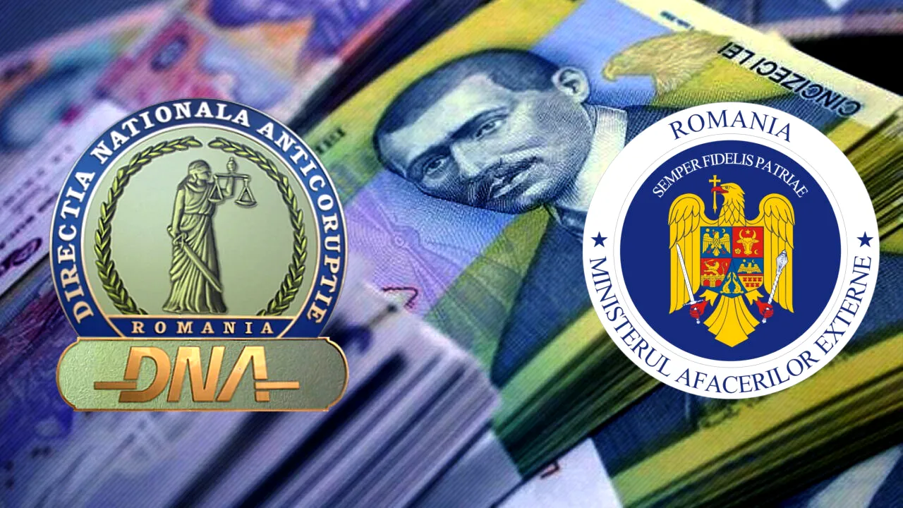 Cauțiune de jumătate de milion de lei pentru contabila de la MAE acuzată de o delapidare de 8 milioane de lei