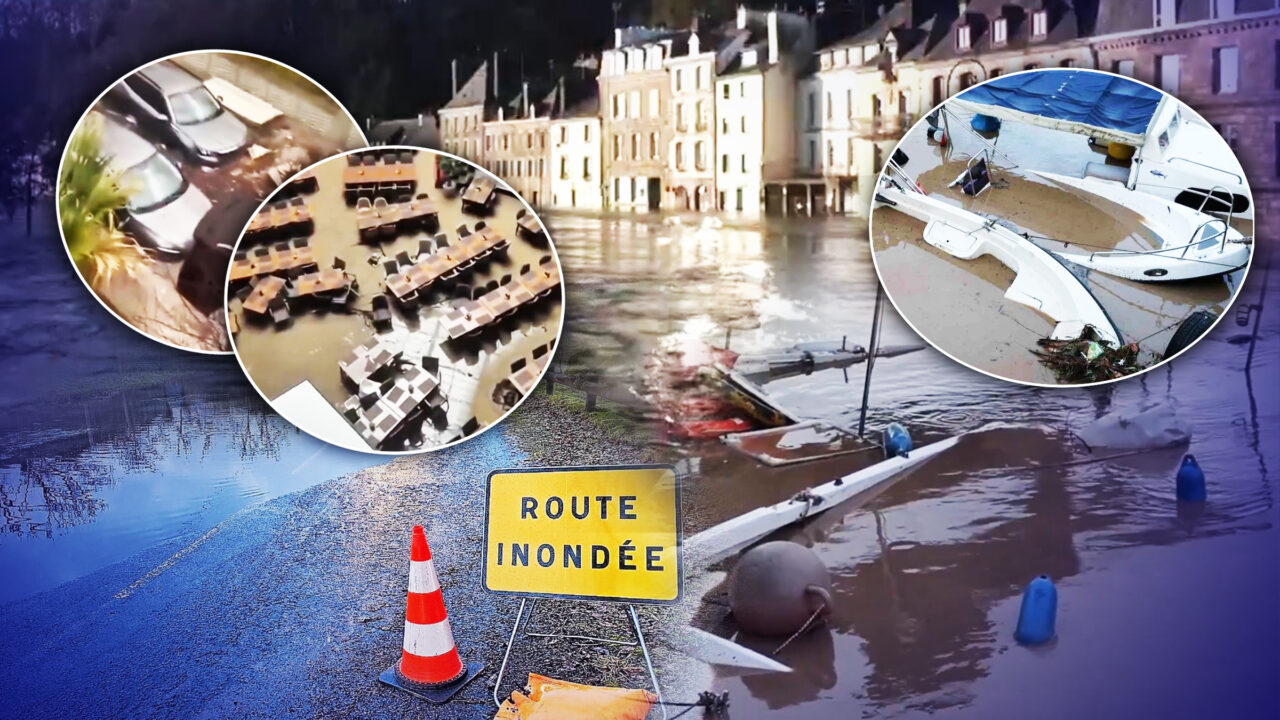 Drumuri închise și parcuri inundate în Franța: mai multe râuri au ieșit din matcă din cauza furtunii Ingrid. Ciclonul „Herry” face ravagii în Turcia