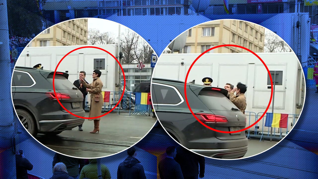 Noi imagini cu Nicușor Dan la Iași. Cum a decurs “training-ul” pe care i l-a făcut Delia Dinu, șefa de la protocol, înainte de ceremonie