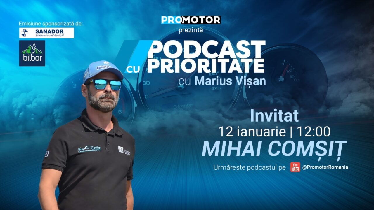 „Podcast cu Prioritate” #89 by ProMotor debutează în 2026 cu Mihai Comșiț, coordonatorul echipei BlueStreamline Formula Student