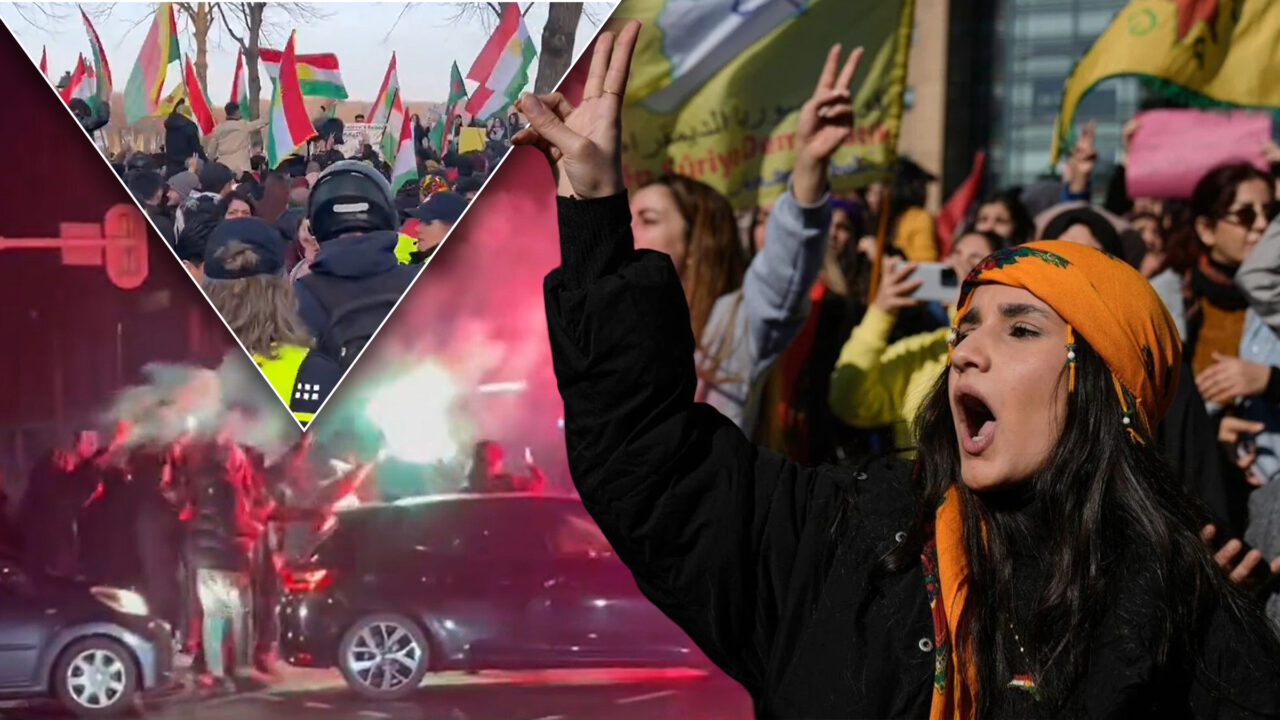 Lupte între imigranți și poliția anti-revoltă în Olanda. De ce străzile din Haga sunt pline de protestatari kurzi