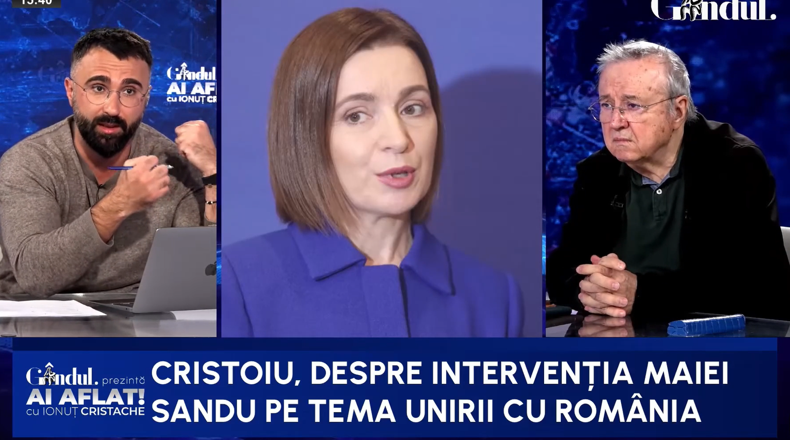 Declarațiile Maiei Sandu despre unire și reacțiile de la Moscova
