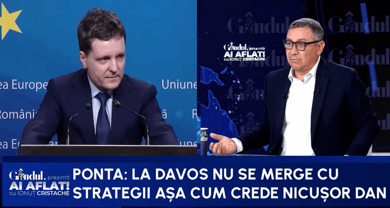 Ponta, apel către Nicușor Dan: Bre, nu vor să le schimbi țevile la Davos! Ce strategie?