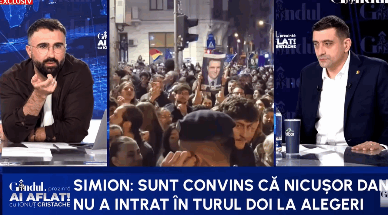George Simion demolează alegerile prezidențiale: Nicușor Dan cred că nu a intrat măcar în turul 2 /Am fost furat