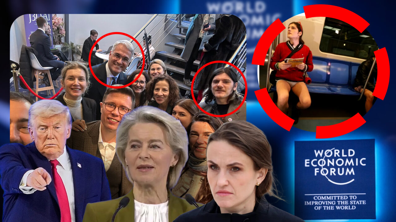 Prezența surpriză la Davos. Alături de Trump, Macron sau Ursula, a participat „protestatarul în chiloți” Bădiță