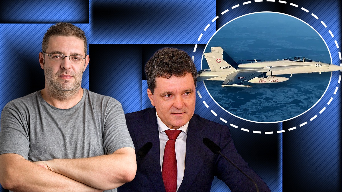 Înregistrări publicate de Patrick André de Hillerin arată că, de fapt, aeronava prezidențială a României a cerut elvețienilor să rămână încă 5 minute cu avioanele de luptă în zbor. Exact acela este momentul cu care s-a lăudat Nicușor Dan în fotografii