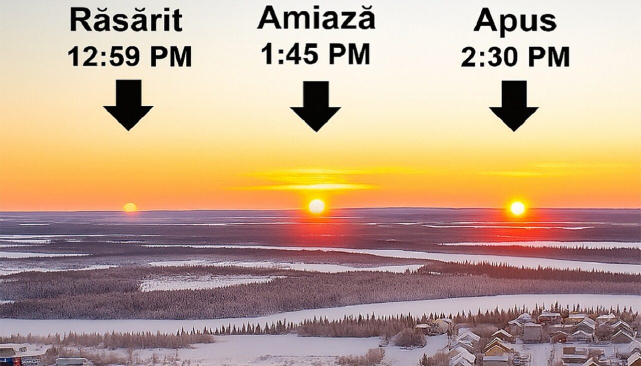 Cazul straniu al orașului în care ziua durează doar 91 de minute. Câți locuitori are