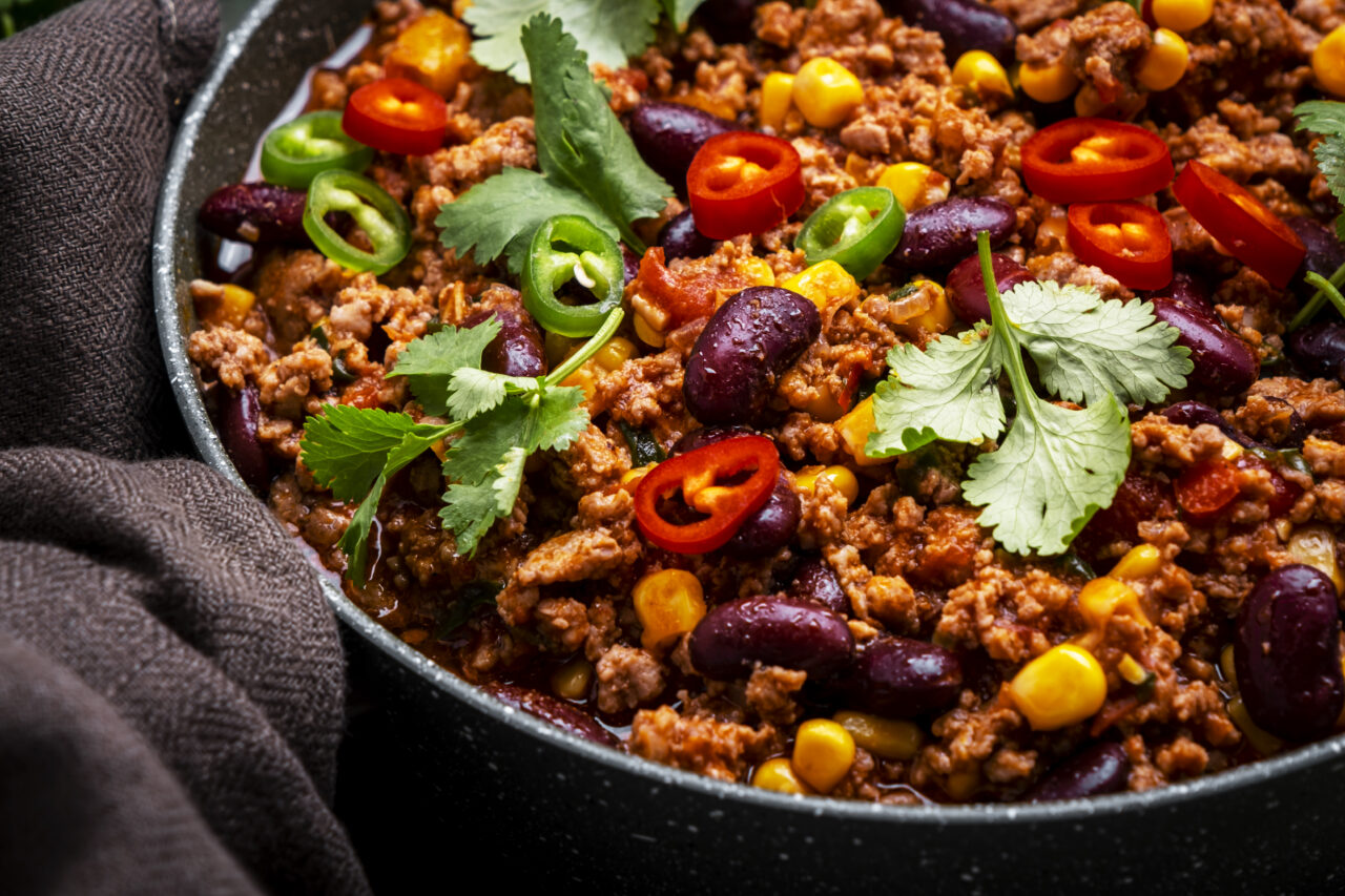 Chilli con carne, rețeta originală a celui mai cunoscut preparat mexican