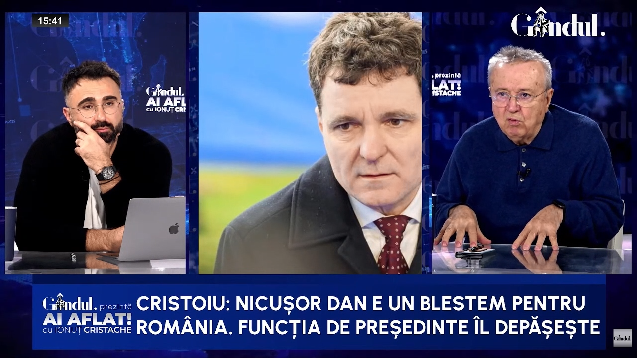 Ion Cristoiu: „Nicușor Dan e un blestem pentru România la ora actuală / Se teme să ia o decizie / Funcția îl depășește”