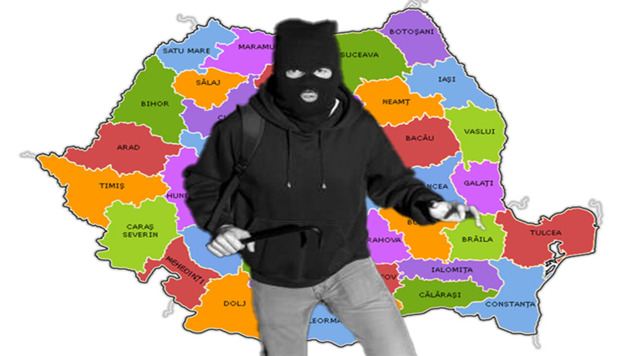 Județul din România cu cei mai mulți hoți în 2025. Aici s-au comis cele mai multe furturi anul acesta